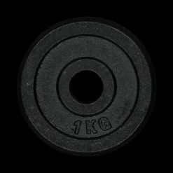 25 Mm Weightplate - 1 Kg, Vektskive 1 Kg, 25 Mm