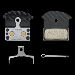 Brake Pads Xtr-Deore Metal W/Cooling Ribs, Bremseklosser