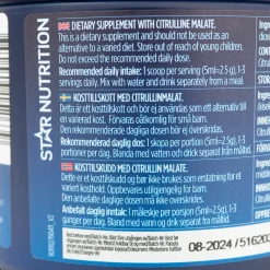 Citrulin Malat, Kosttilskudd