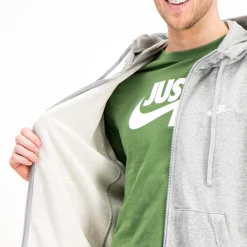 Club Hoodie Full Zip, Hettejakke Herre