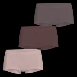 Core Minishorts 3Pk, Hipster, Dame
