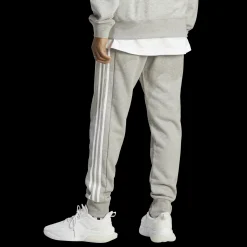 Essentials French Terry Tapered Cuff 3-Stripes Pants, Joggebukse, Herre