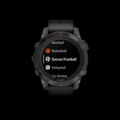 Garmin Fenix 7 Pro Sapphire Solar Edition, Carbon Gray, Gps Smartklokke, Unisex