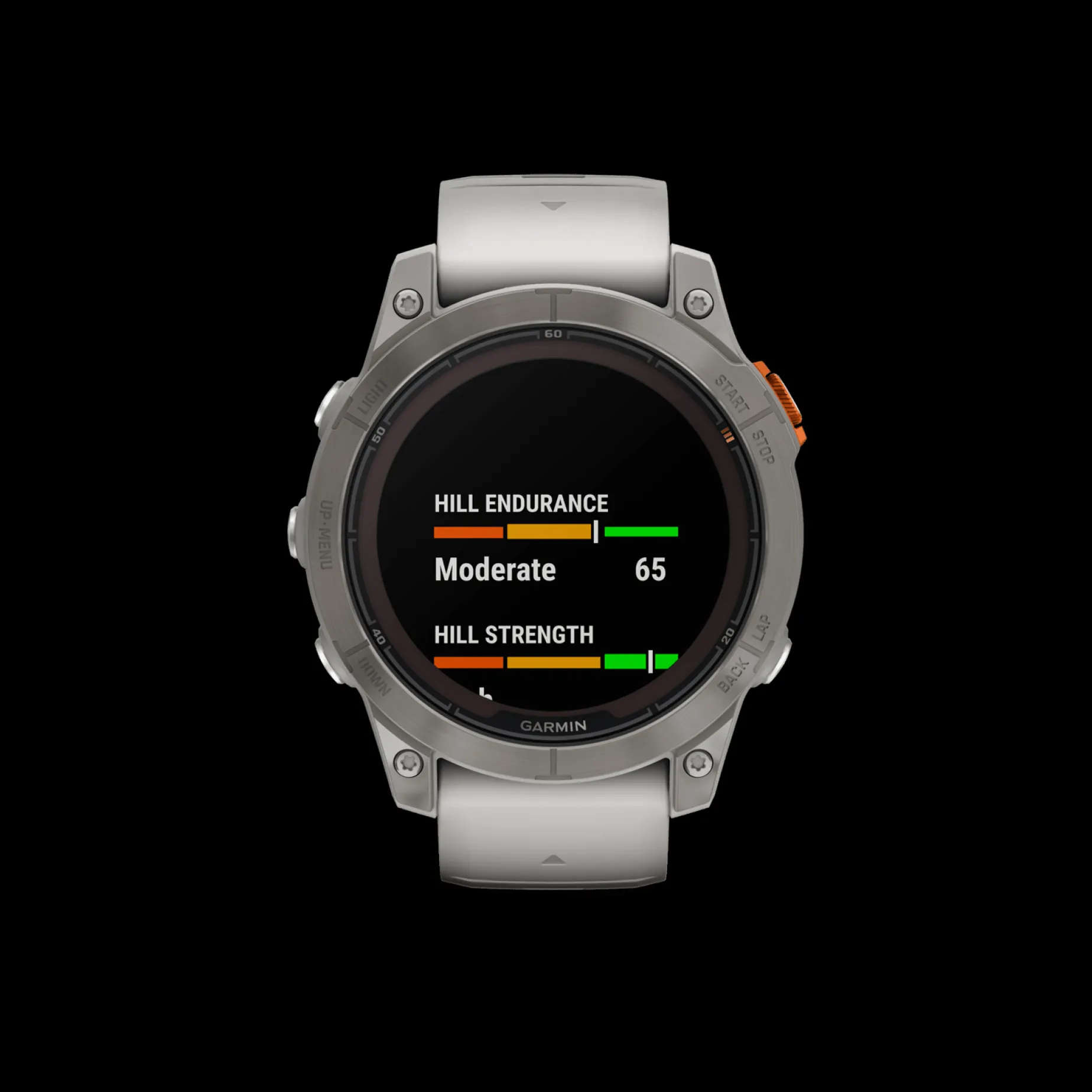 Garmin Fenix 7 Pro Sapphire Solar Edition, Fog Gray, Orange, Gps Smartklokke, Unisex