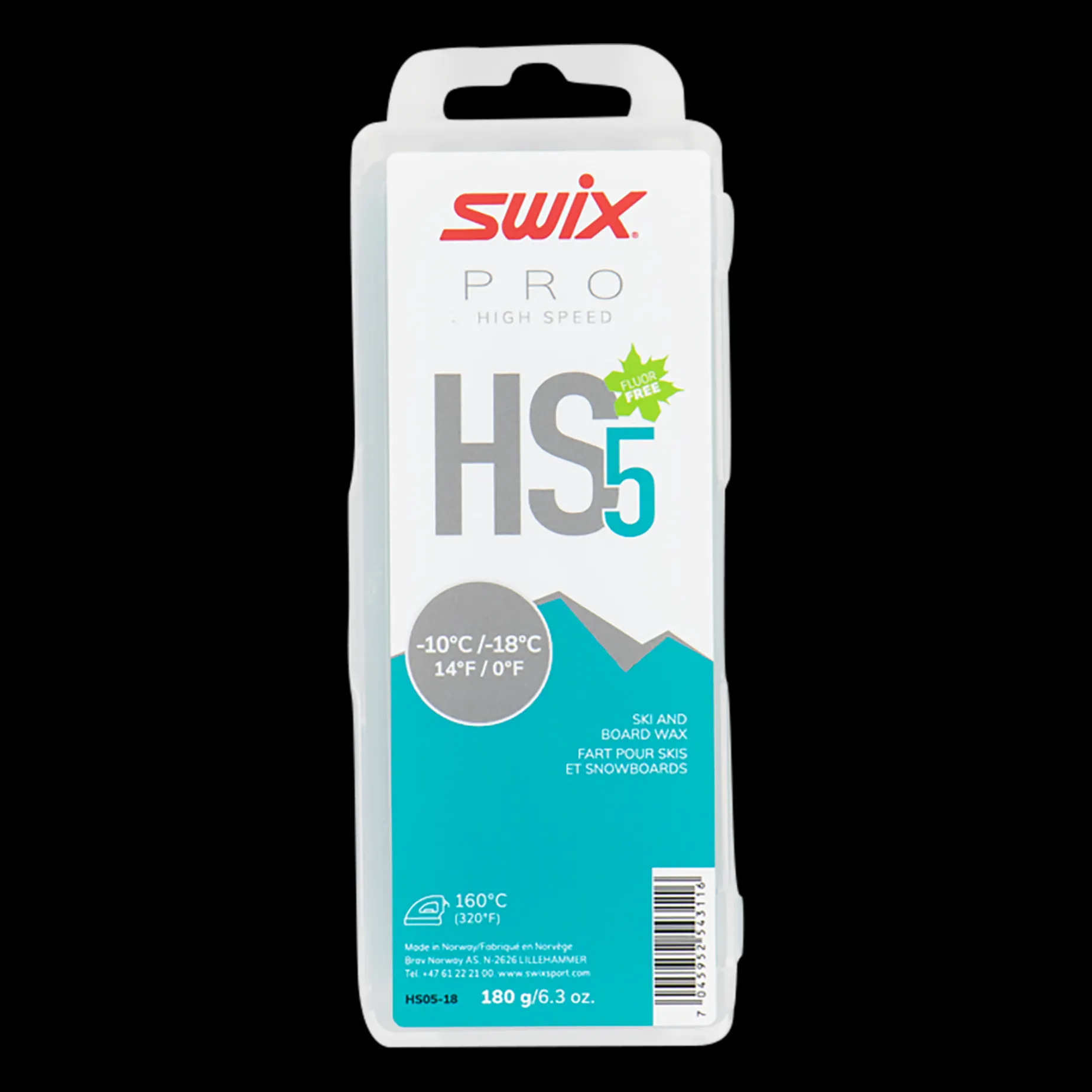 Glider Hs5 Turquoise, -10°C/-18°C, 180G 23/24, 180G Glider