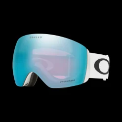 Goggles Flight Deck L Matte White /W Prizm Sapphire 22/23, Alpinbrille Unisex