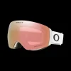 Goggles Flight Deck M Matte White /W Prizm Rose Gold 22/23, Alpinbrille Unisex