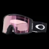 Goggles Line Miner L Matte Black /W Prizm Hi Pink 22/23, Alpinbrille Senior