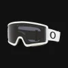 Goggles Target Line Matte White /W Dark Grey 23/24, Skibriller, Snowboardbriller, Junior