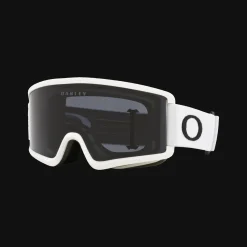 Goggles Target Line Matte White /W Dark Grey 23/24, Skibriller, Snowboardbriller, Junior
