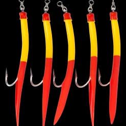 Gummimakk 10/0 Rod/Gul