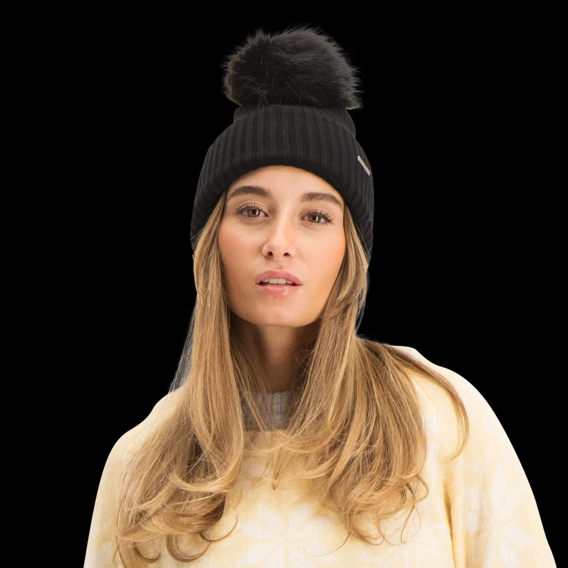 Kenzie Beanie Black One Size, Lue Unisex