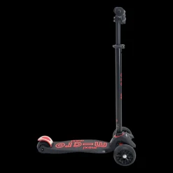Micromaxi Deluxe Pro Black/Red 3 Scooter, Sparkesykkel Barn
