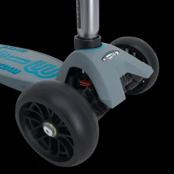 Micromaxi Deluxe Pro Grey/Aqua 3 Scooter, Sparkesykkel Barn