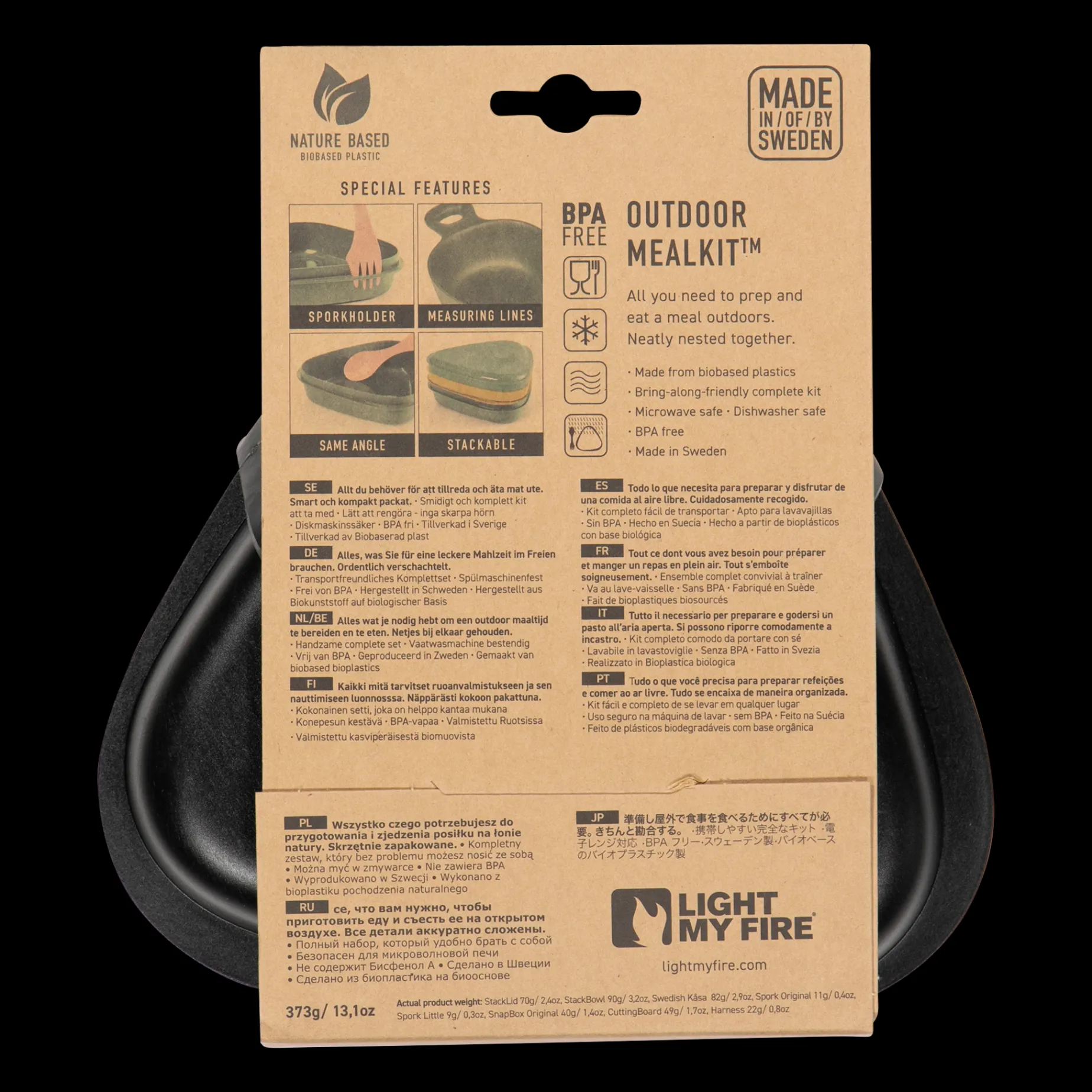 Outdoor Mealkit, Matboks