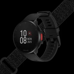 Polar Pacer Blk/Blk W/ Blk H&L, Lopeklokke Unisex