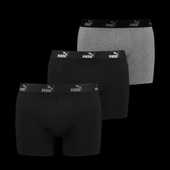 Puma Bw Men Promo Seasonal Solid Boxer 3P, Boxershorts