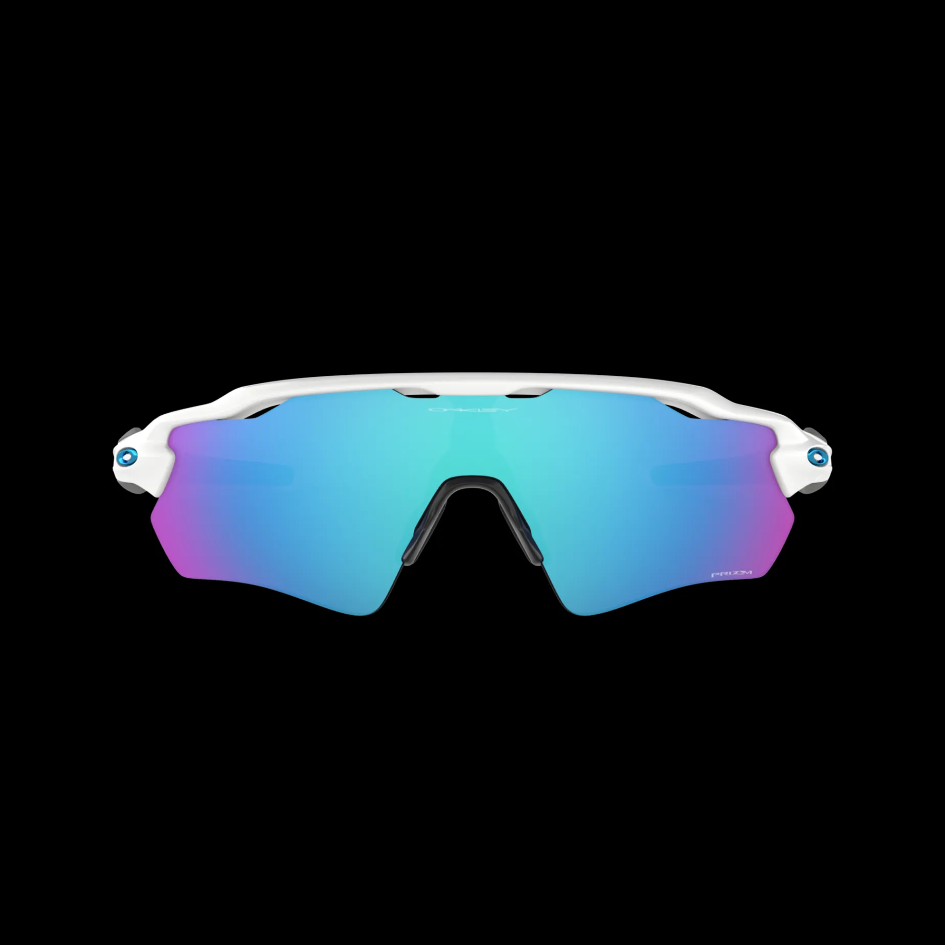 Radar Ev Path Pol Wht W/ Prizm Sapphire, Ski-/Sykkelbrille, Unisex