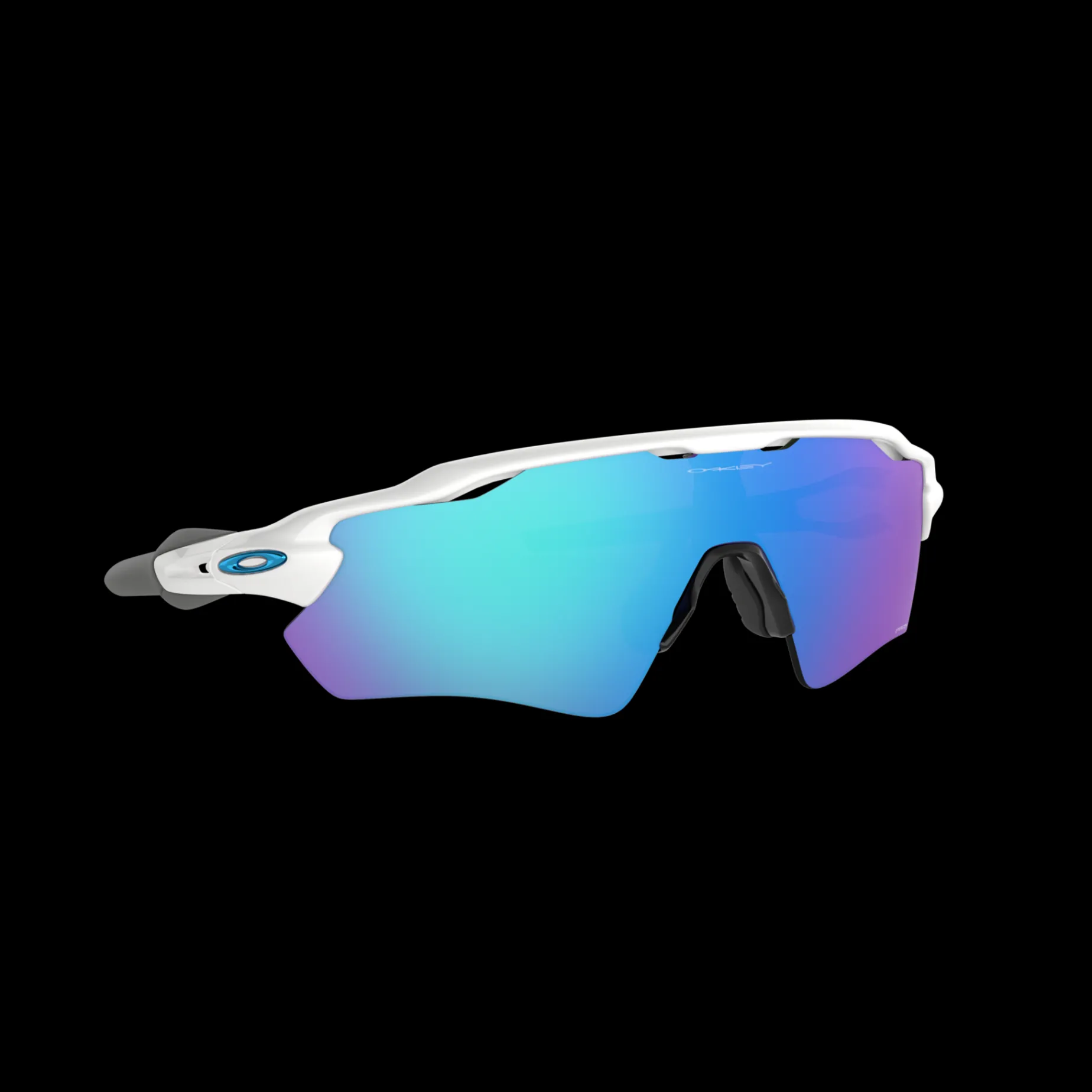 Radar Ev Path Pol Wht W/ Prizm Sapphire, Ski-/Sykkelbrille, Unisex