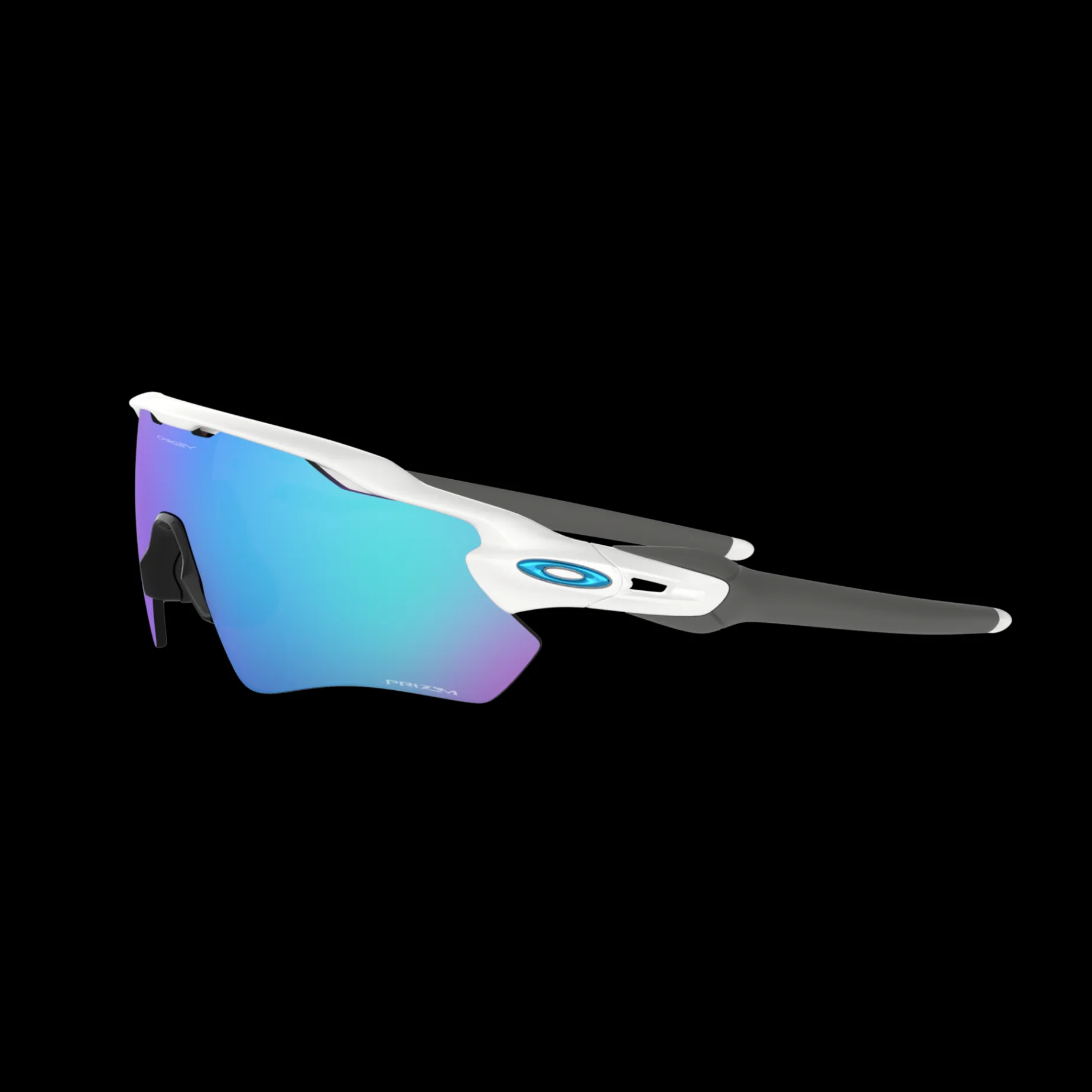 Radar Ev Path Pol Wht W/ Prizm Sapphire, Ski-/Sykkelbrille, Unisex