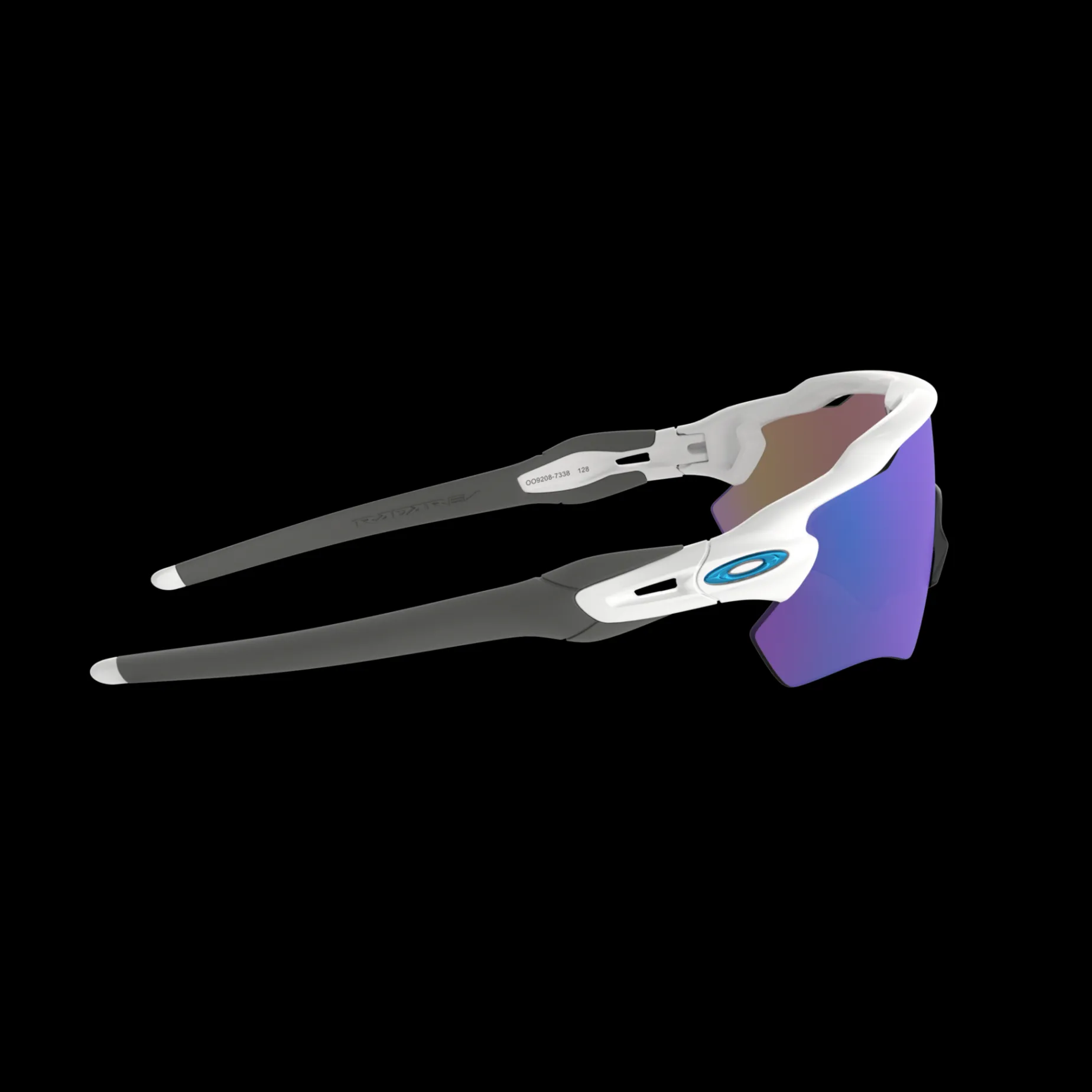 Radar Ev Path Pol Wht W/ Prizm Sapphire, Ski-/Sykkelbrille, Unisex