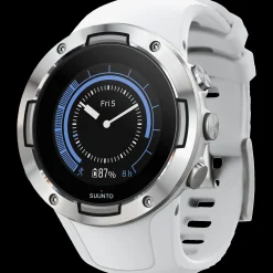 Suunto 5 G1 White, Multisportklokke Med Pulsmaling