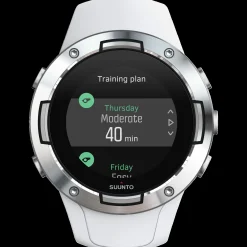 Suunto 5 G1 White, Multisportklokke Med Pulsmaling