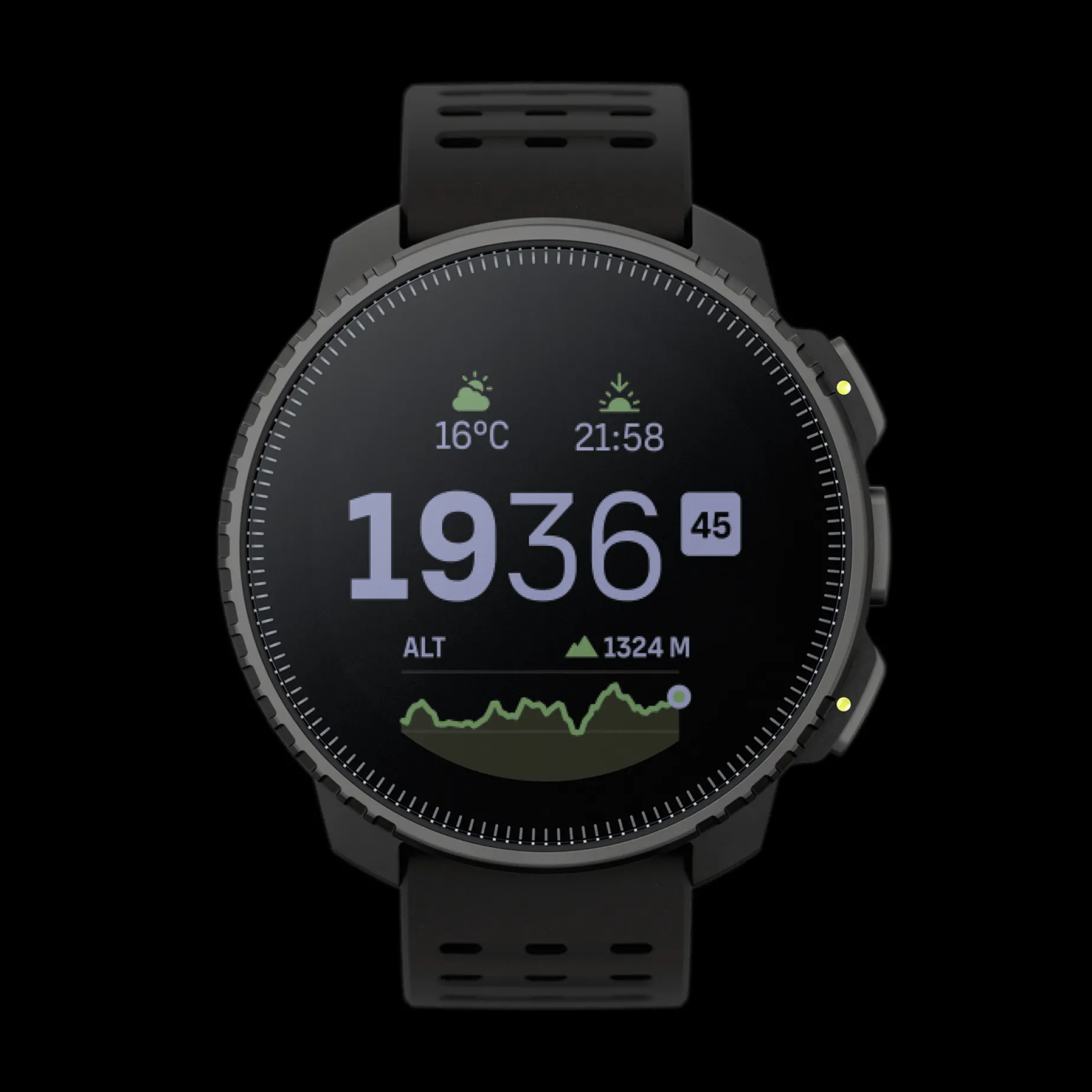Suunto Vertical All Black, Multisportklokke, Smartklokke, Unisex