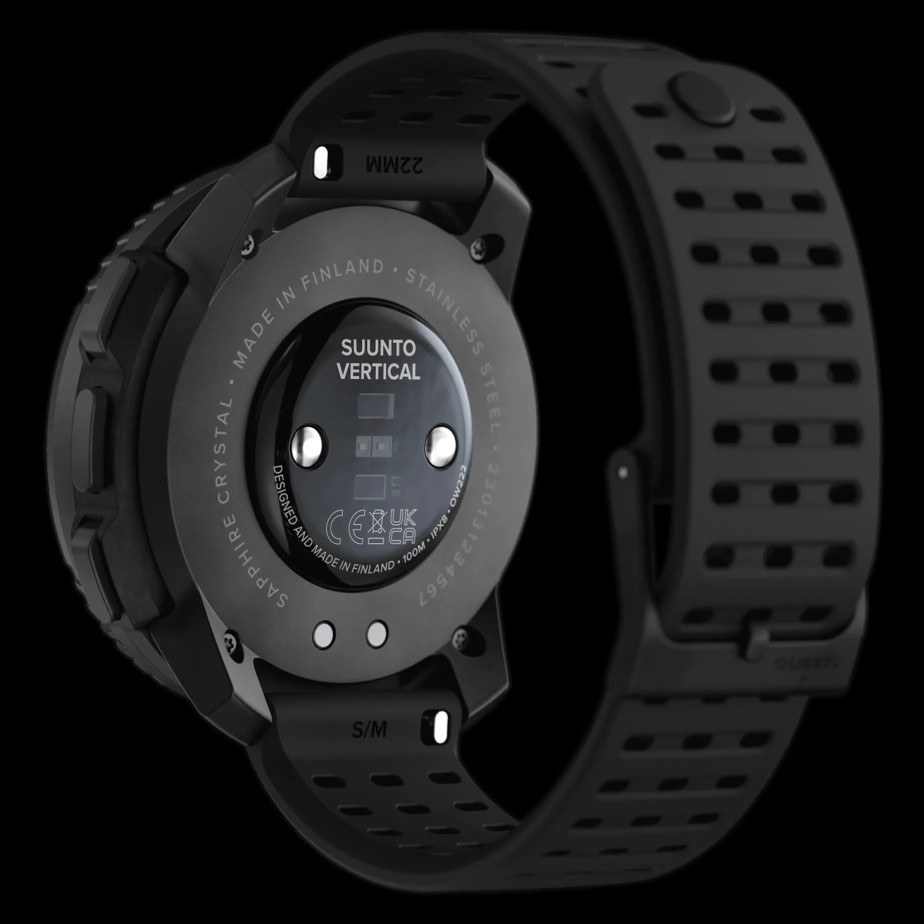 Suunto Vertical All Black, Multisportklokke, Smartklokke, Unisex