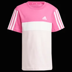 Tiberio 3-Stripes Colorblock Cotton T-Shirt, T-Skjorte Junior