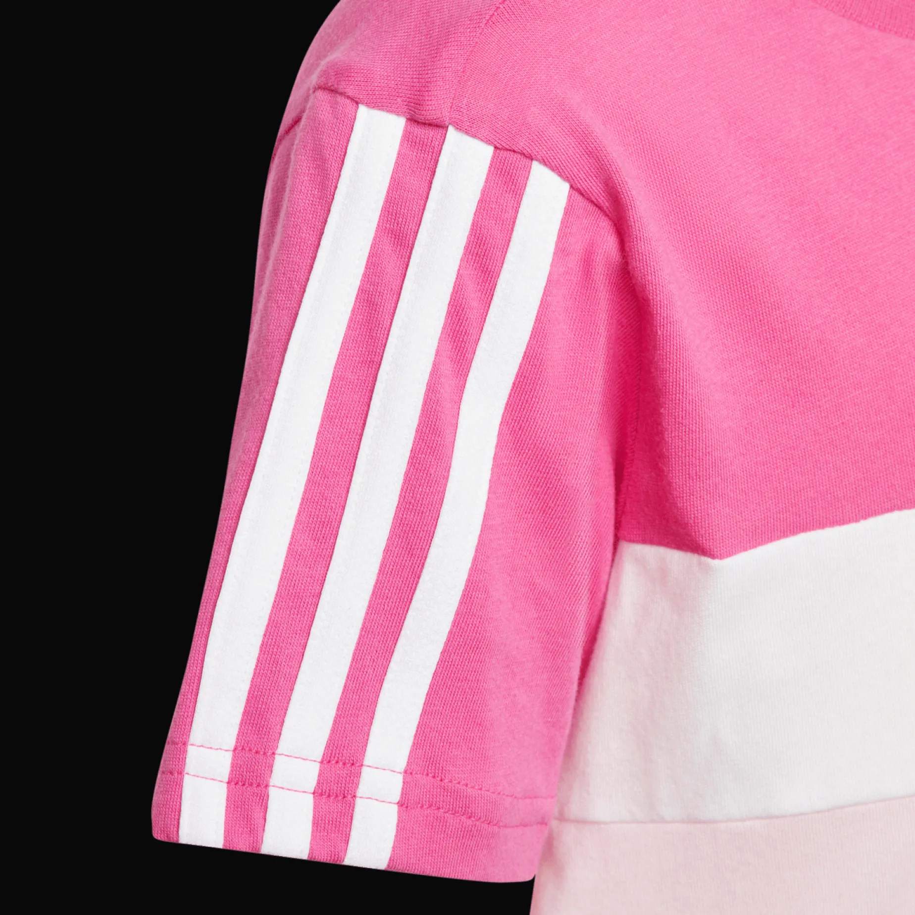 Tiberio 3-Stripes Colorblock Cotton T-Shirt, T-Skjorte Junior