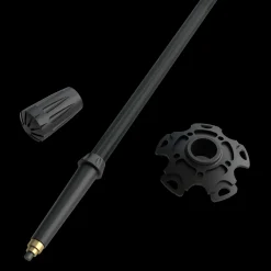 Trekking Poles Carbon, Vandrestaver, Svart