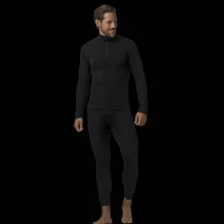 Warm Wool Polo Zip, Ulltroye, Herre