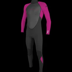 Youth Reactor 3/2Mm Back Zip Full, Våtdrakt Junior